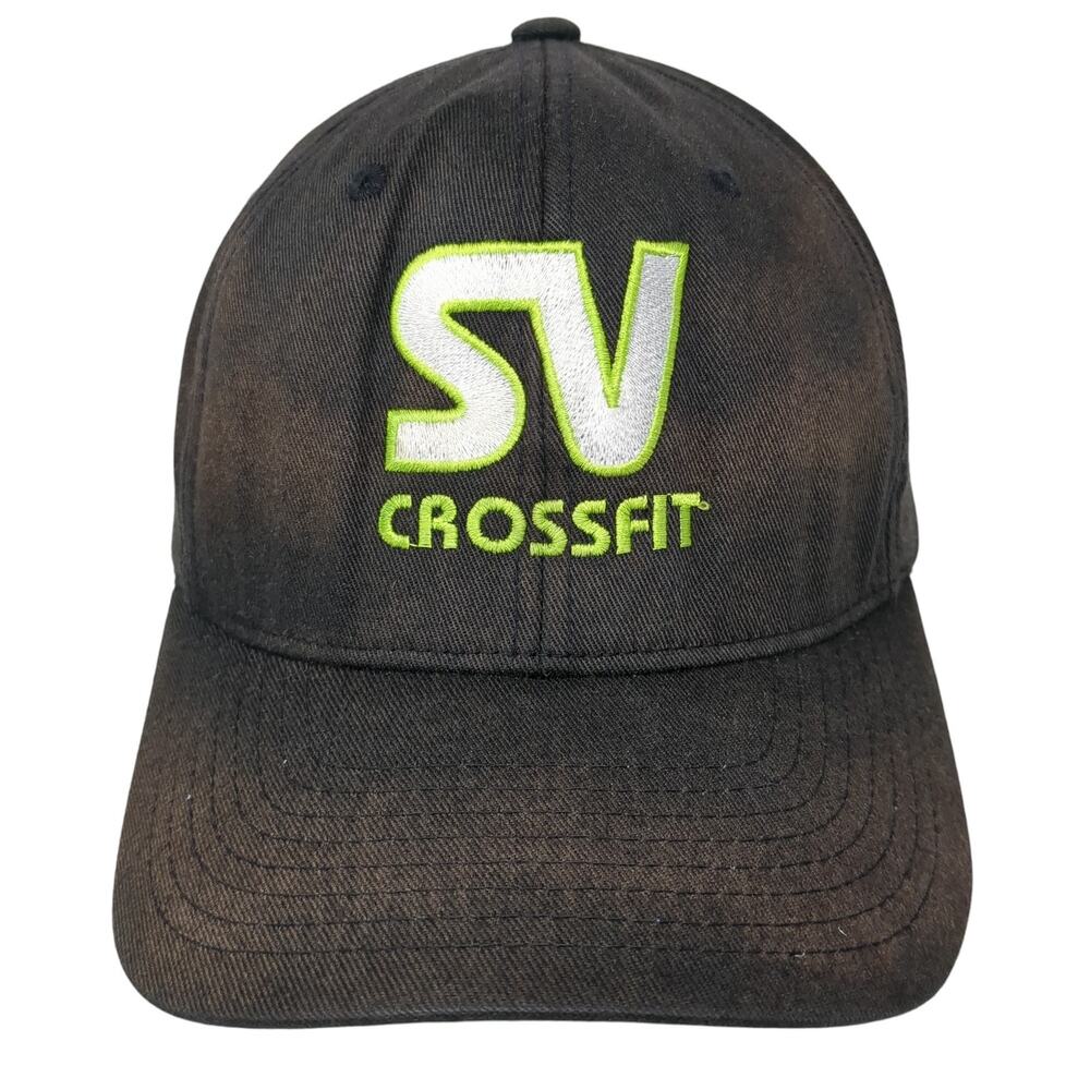 SV Crossfit Fitted Baseball Cap Black XL Embroidered Vented Holes Port Authority